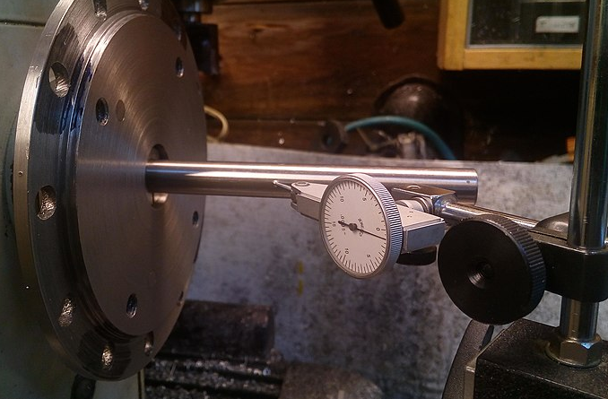 Dial Test Indicator On Lathe